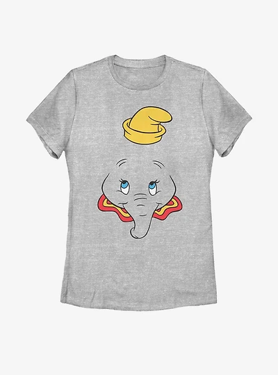 Disney Dumbo Big Face Womens T-Shirt
