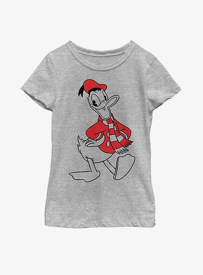 Disney Donald Duck Holiday Fill Youth Girls T-Shirt