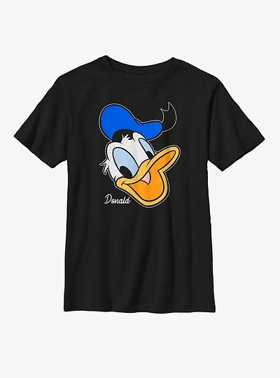 Disney Donald Duck Big Face Youth T-Shirt