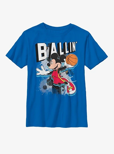 Disney Mickey Mouse Ballin' Youth T-Shirt