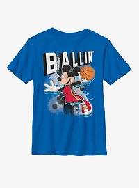 Disney Mickey Mouse Ballin' Youth T-Shirt