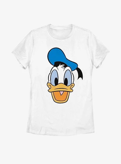 Disney Mickey Mouse Big Face Donald Womens T-Shirt