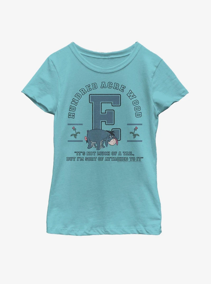 Disney Winnie The Pooh Eeyore Collegiate Youth Girls T-Shirt