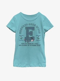Disney Winnie The Pooh Eeyore Collegiate Youth Girls T-Shirt