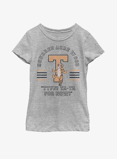 Disney Winnie The Pooh Tigger Collegiate Youth Girls T-Shirt