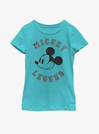 Disney Mickey Mouse Legend Youth Girls T-Shirt