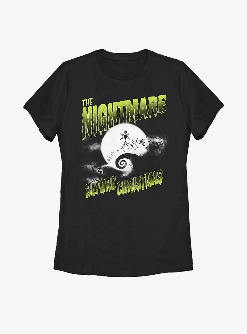 Disney The Nightmare Before Christmas Spooky Womens T-Shirt
