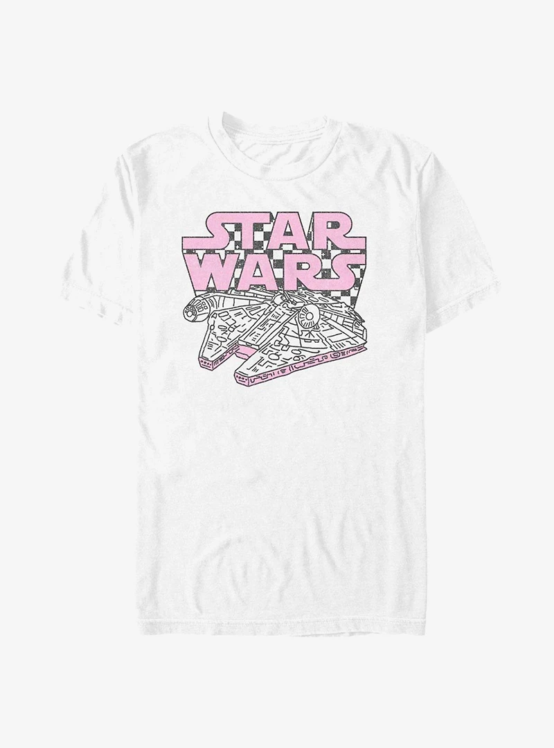 Star Wars Checker Falcon 2 T-Shirt