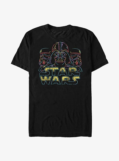 Star Wars Neon Chalk Wars T-Shirt