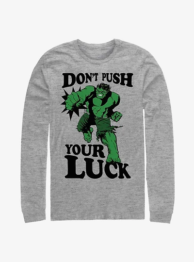 Marvel Hulk Push The Luck Long-Sleeve T-Shirt