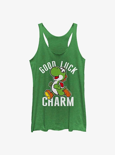 Nintendo Mario Yoshi Good Luck Girls Tank Top