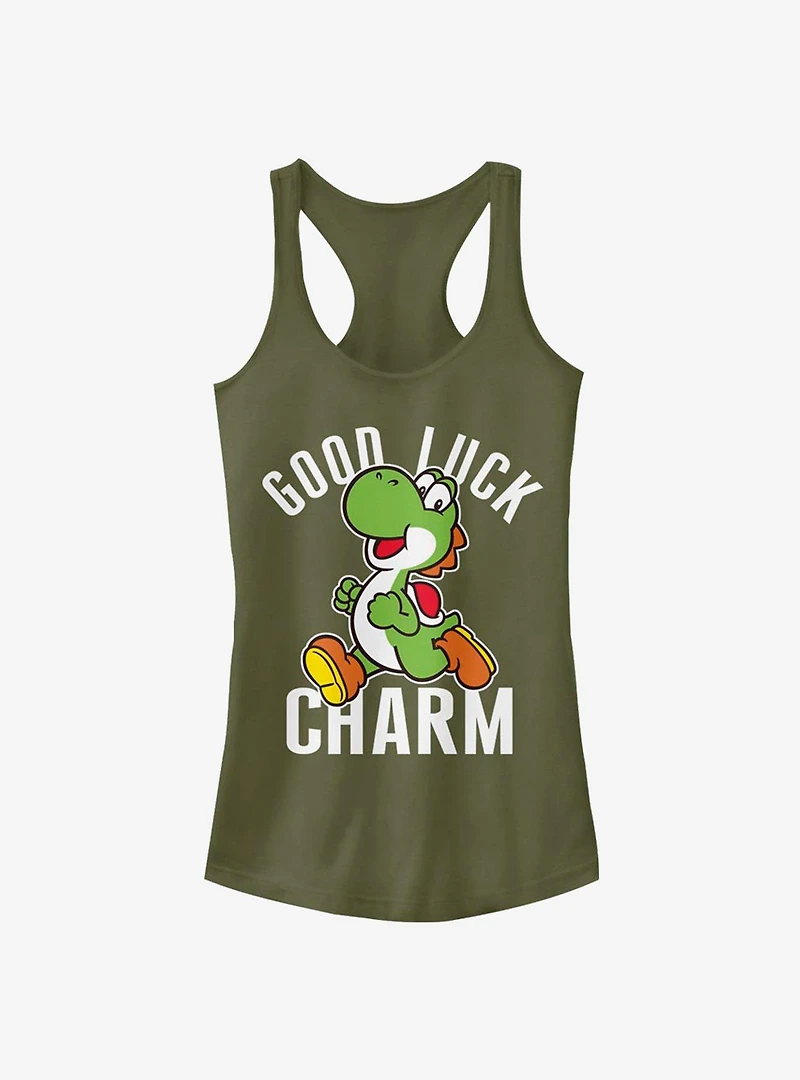 Nintendo Mario Yoshi Good Luck Girls Tank Top