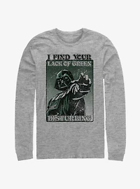 Star Wars Darth Vader Mean Green Long-Sleeve T-Shirt