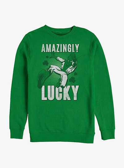 Marvel Spider-Man Amazingly Lucky Sweatshirt