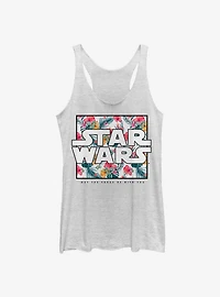 Star Wars Floral Box Girls Tank