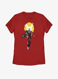 Marvel Iron Man Venomized Icon Takeover Womens T-Shirt