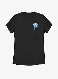 Marvel Captain America Venomized Drip Icon Womens T-Shirt