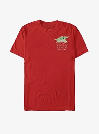 Star Wars The Mandalorian Child Bounty On My Heart Faux Pocket T-Shirt