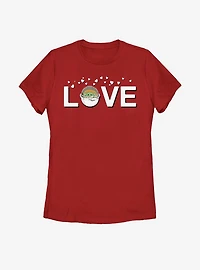 Star Wars The Mandalorian Child Love Womens T-Shirt