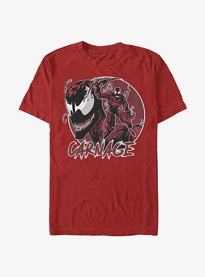 Marvel Carnage Circle T-Shirt