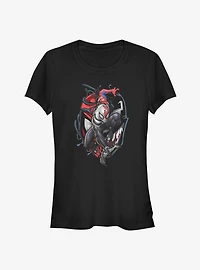 Marvel Spider-Man Venomized Icon Takeover Girls T-Shirt