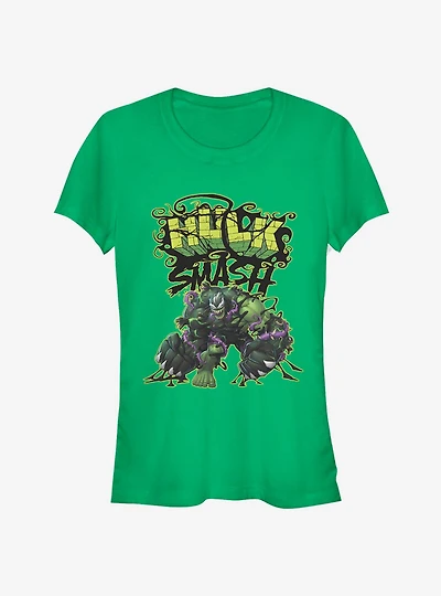 Marvel Hulk Venomized Smash Girls T-Shirt