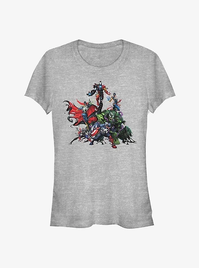 Marvel Avengers Venomized Takeover Girls T-Shirt