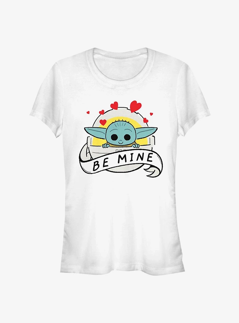 Star Wars The Mandalorian Child Be Mine With Girls T-Shirt