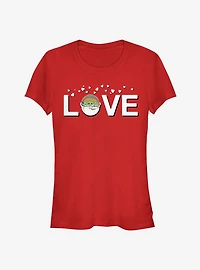 Star Wars The Mandalorian Child Love With Girls T-Shirt