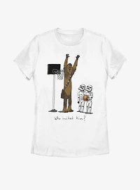 Star Wars Chewie Basketball Womens T-Shirt