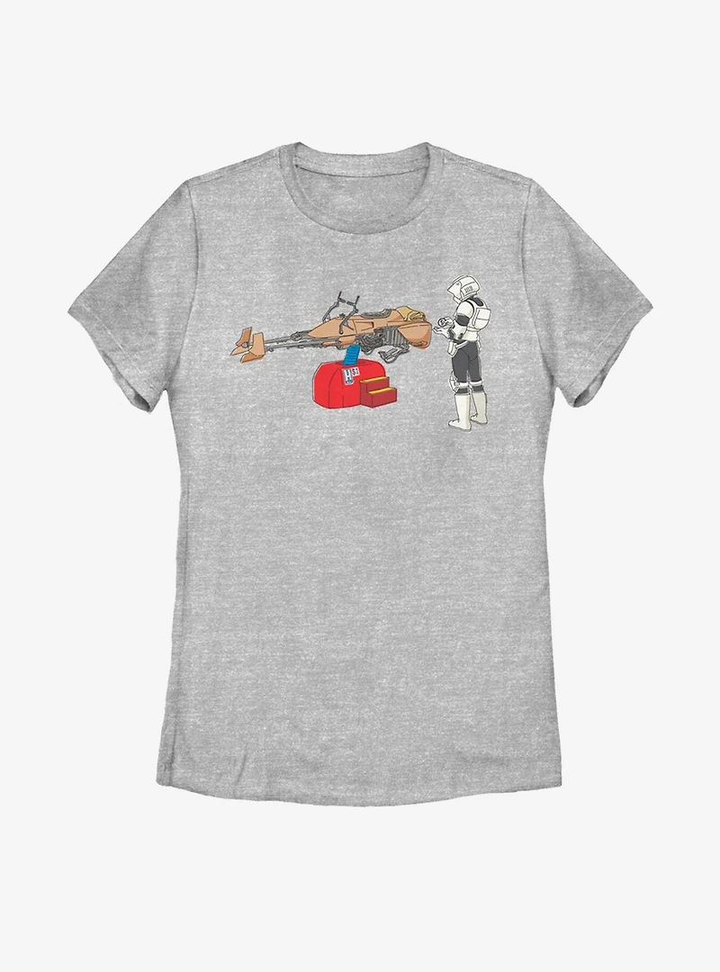 Star Wars Trooper Ride Womens T-Shirt