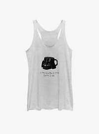 Star Wars Coffee On The Dark Side Womens Tank Top