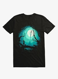 After Cosmic War Rocket Black T-Shirt