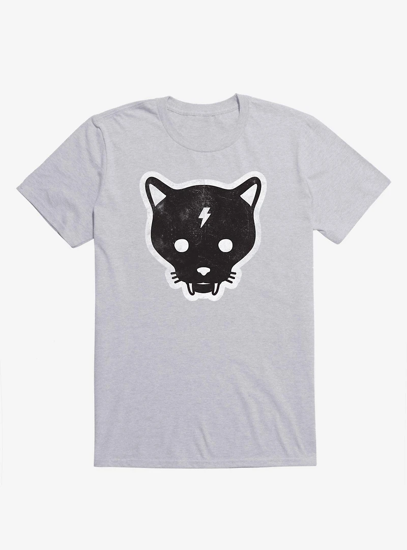 Gato Negro Cat Sport Grey T-Shirt