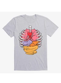 Anatomicat Anatomy Cat Sport Grey T-Shirt