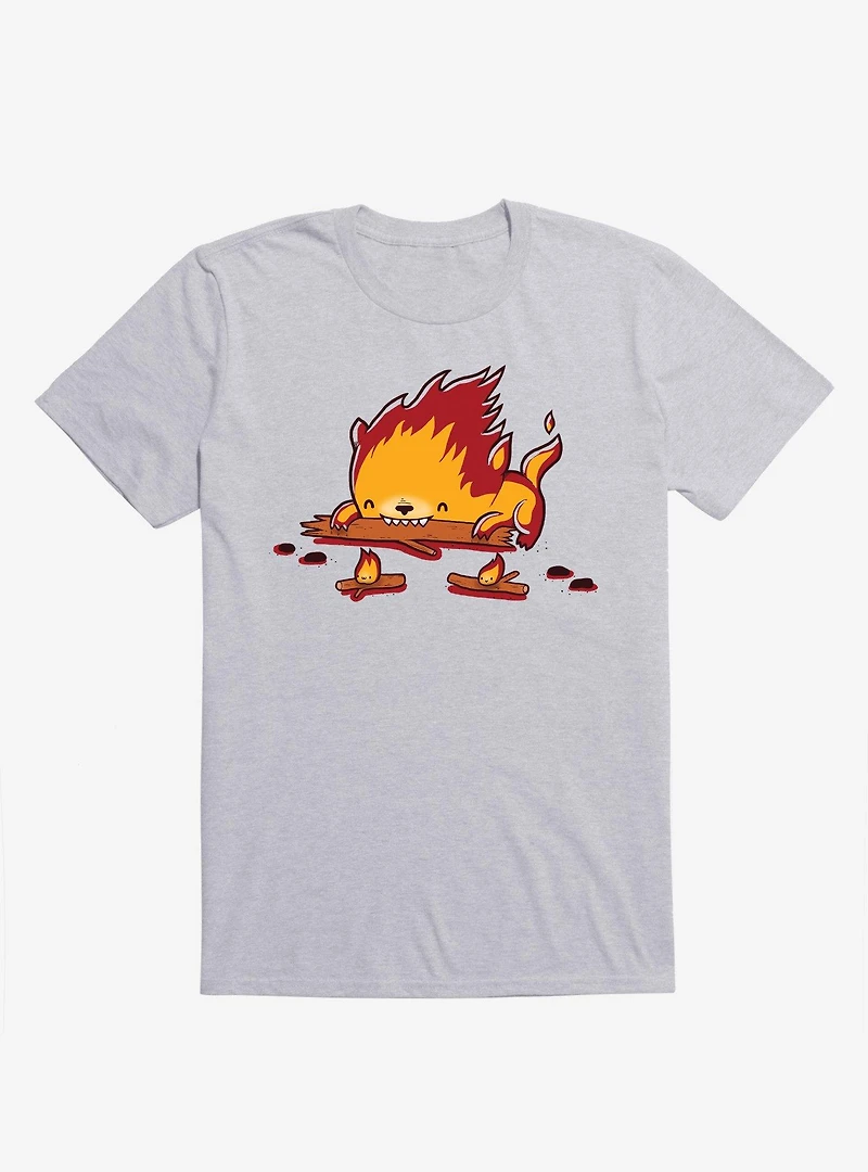 His Burn Is Worse Than Bite Pet Sport Grey T-Shirt