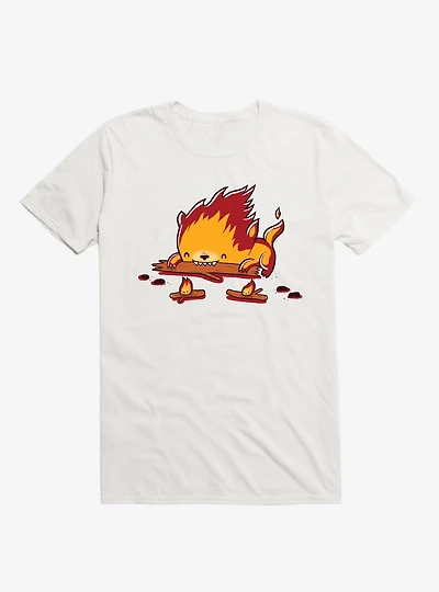 His Burn Is Worse Than Bite Pet White T-Shirt