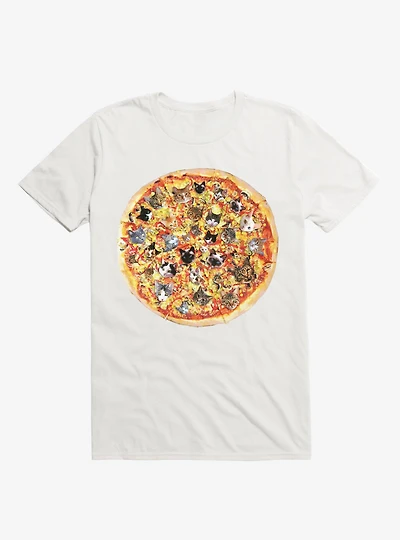 If The Internet Was A Pizza Cat White T-Shirt