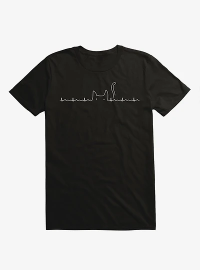 Cat Lover Black T-Shirt