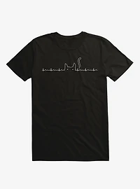 Cat Lover Black T-Shirt