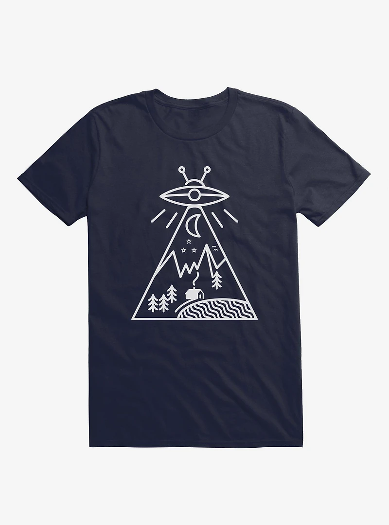 They Made Us Alien Navy Blue T-Shirt
