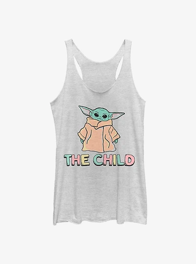 Star Wars The Mandalorian The Child Drawing Girls Tank