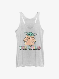 Star Wars The Mandalorian The Child Drawing Girls Tank