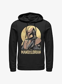 Star Wars The Mandalorian Mando Sunset Frame Hoodie