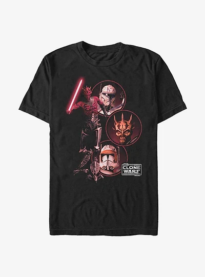 Star Wars The Clone Darkside Group T-Shirt