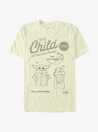 Star Wars The Mandalorian The Child Toy Action Figure T-Shirt