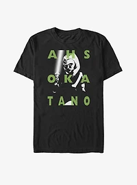 Star Wars: The Clone Wars Ahsoka Text T-Shirt