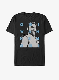 Star Wars: The Clone Wars Obi-Wan Text T-Shirt