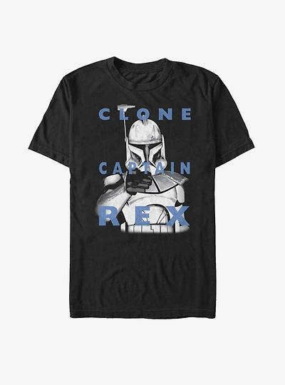 Star Wars: The Clone Wars Captain Rex Text T-Shirt