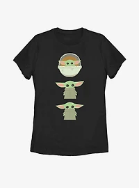 Star Wars The Mandalorian Child Stack Womens T-Shirt